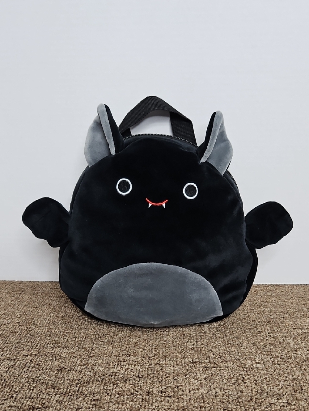 VHTF Hot Topic Emily Black Bat Squishmallows x Bioworld Bag 9"